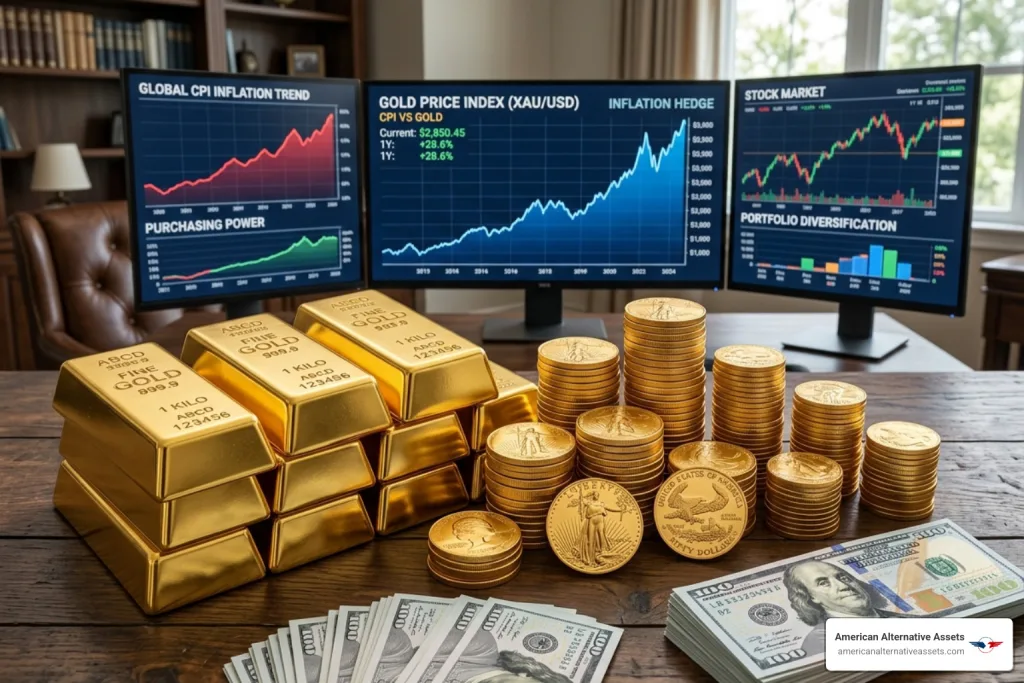 how does gold hedge against inflation