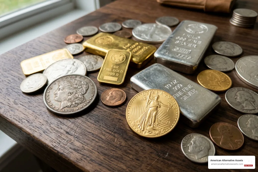 precious metals investing gold silver coins bullion