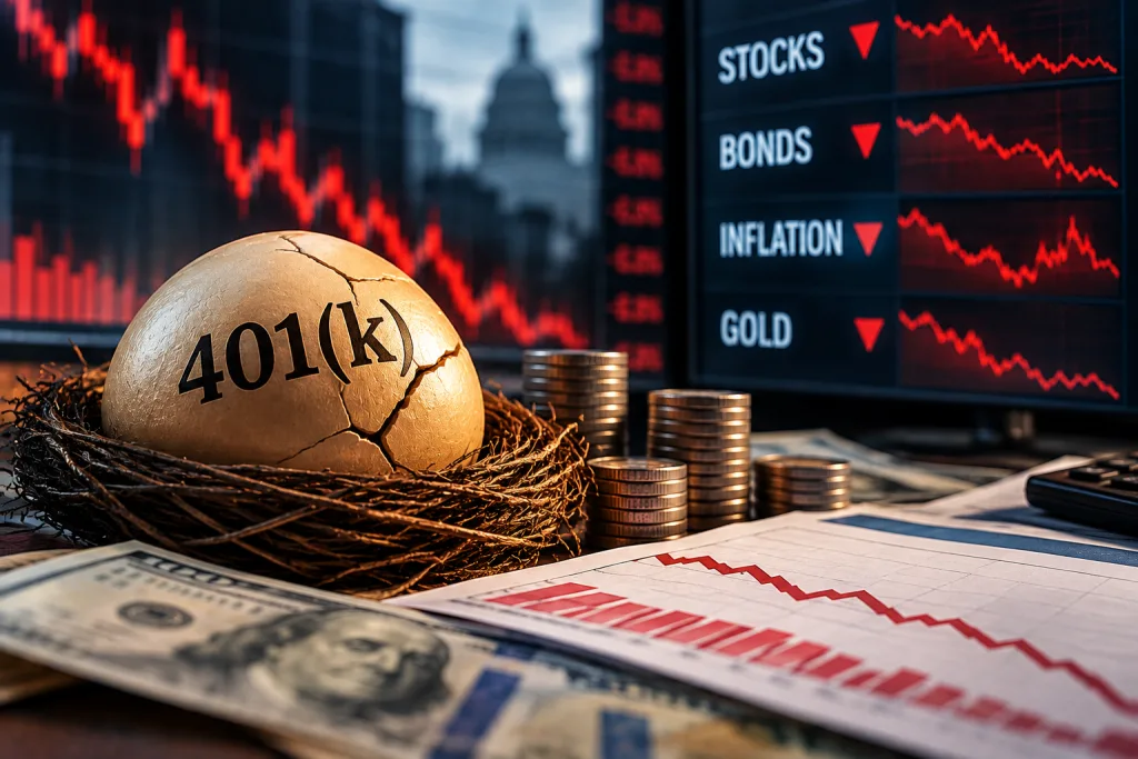 Cracked 401(k) Nest Amid Market Decline