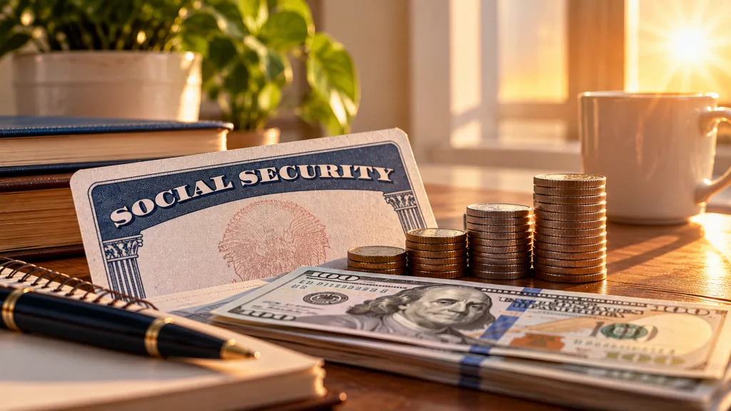 Social Security And Savings Still Life
