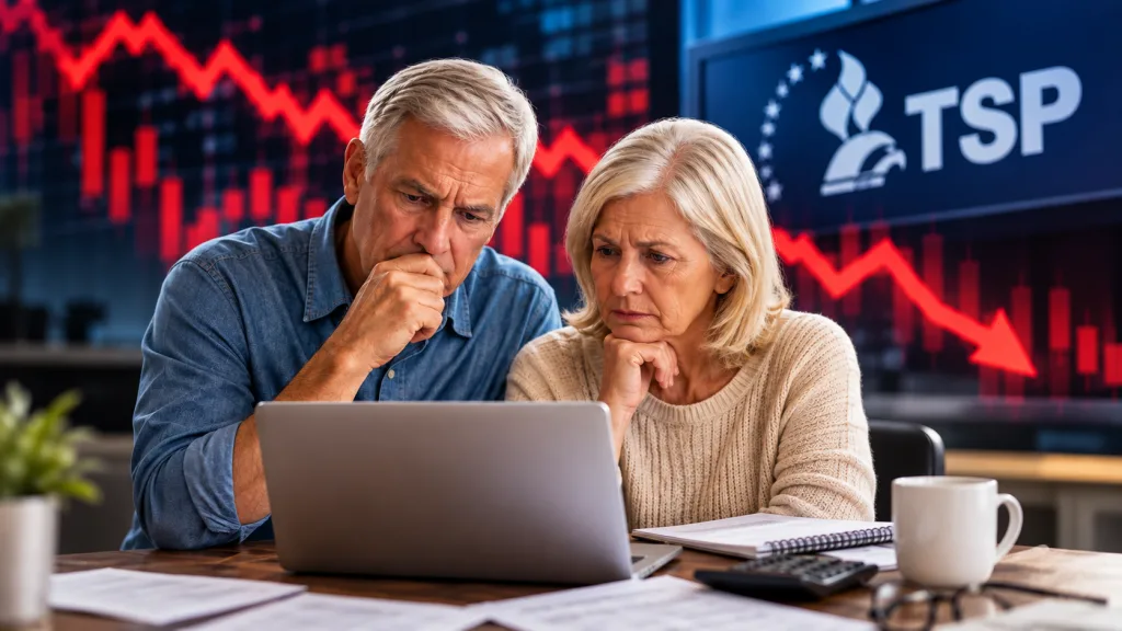 Worried Retirees Facing TSP Market Drop
