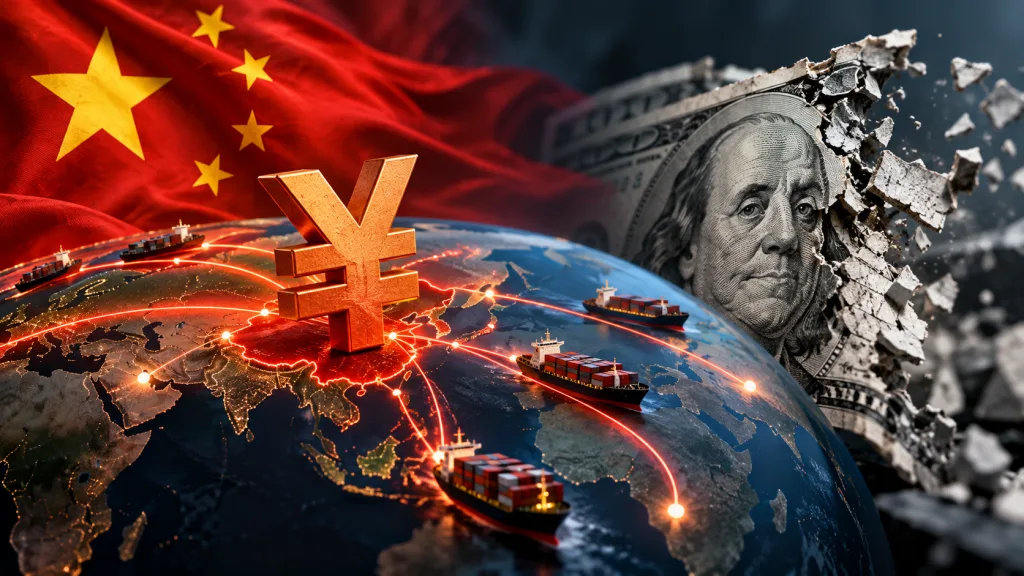 Yuan Routes And Crumbling Dollar